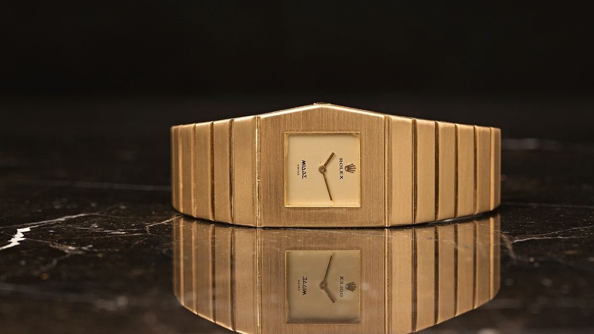 Gerald Genta Rolex King Midas Case and Bracelet Gerald Genta Rolex King Midas Case and Bracelet