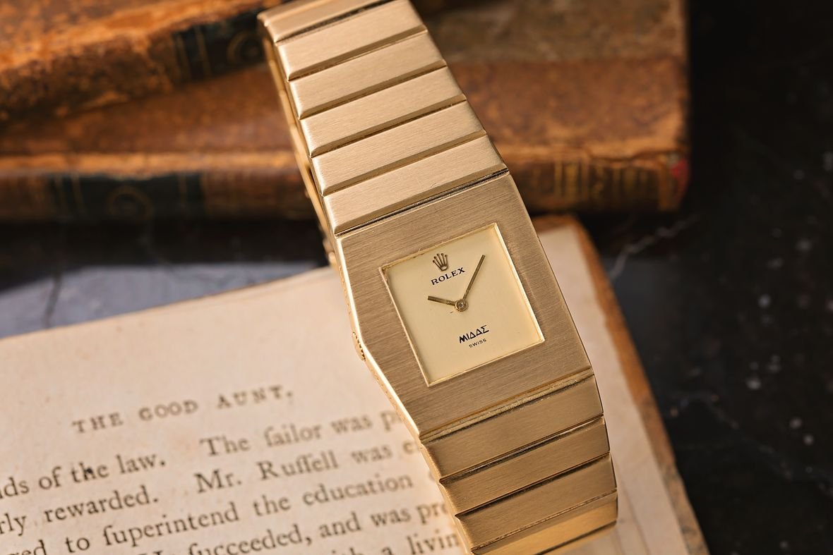 Gerald Genta Rolex King Midas Limited Edition Gold Watch Gerald Genta Rolex King Midas Limited Edition Gold Watch