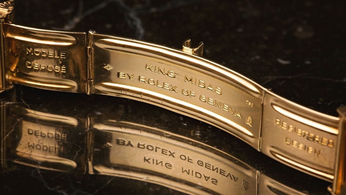 Rolex King Midas Gold Cellini Clasp Rolex King Midas Gold Cellini Clasp