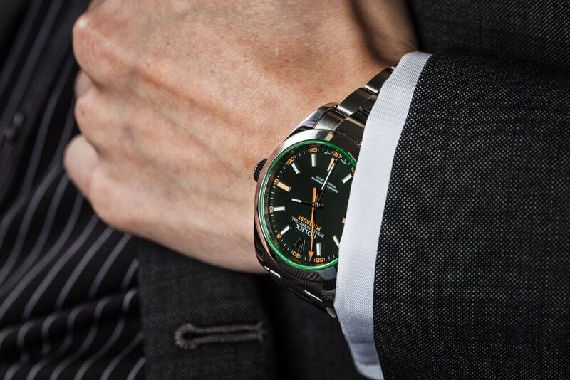 Rolex Milgauss on wrist