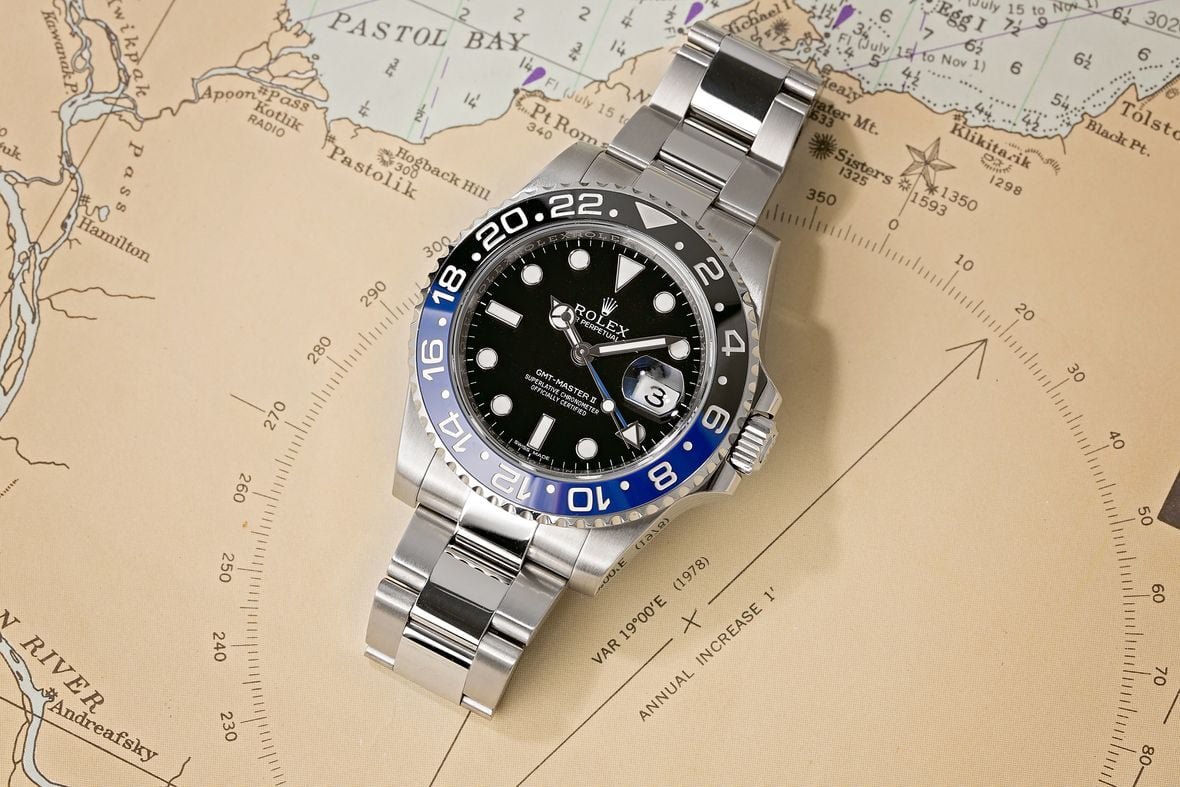 Rolex Batman vs Batgirl Ultimate Debate GMT-Master II 116710 BLNR Oyster