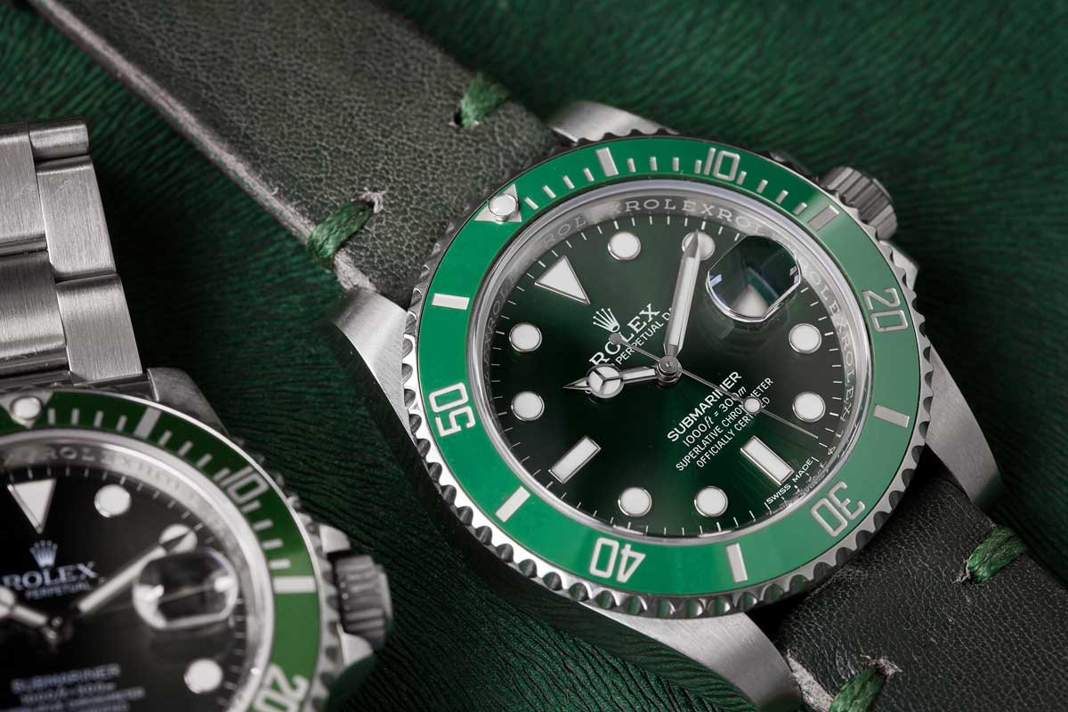 Green Rolex Submariner Watches Rolex Submariner Green Hulk vs Kermit
